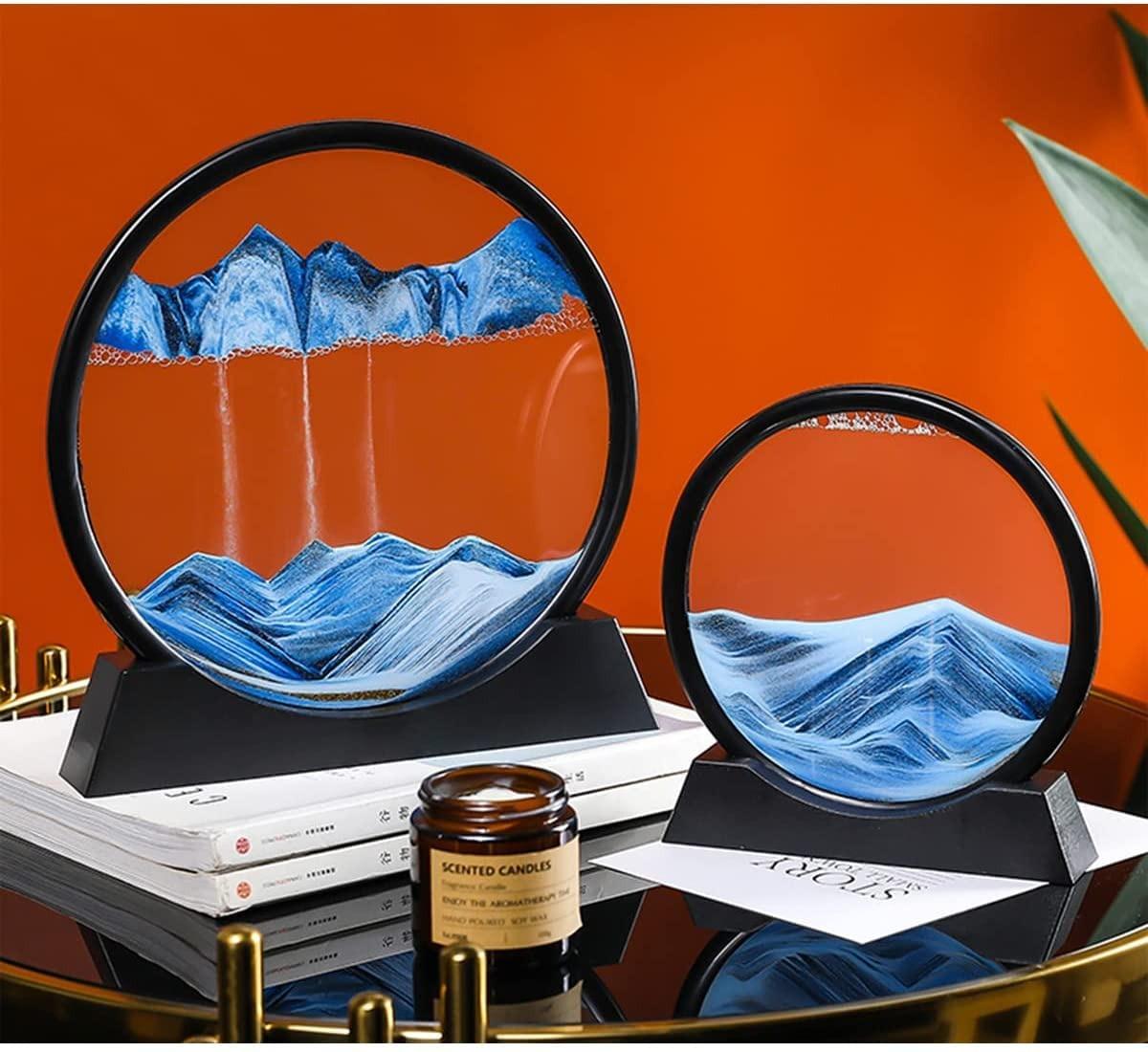 Sand scape Art Table Desk, 3D Deep Sea Moving Sand Art